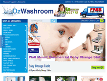 Tablet Screenshot of ozwashroom.com.au